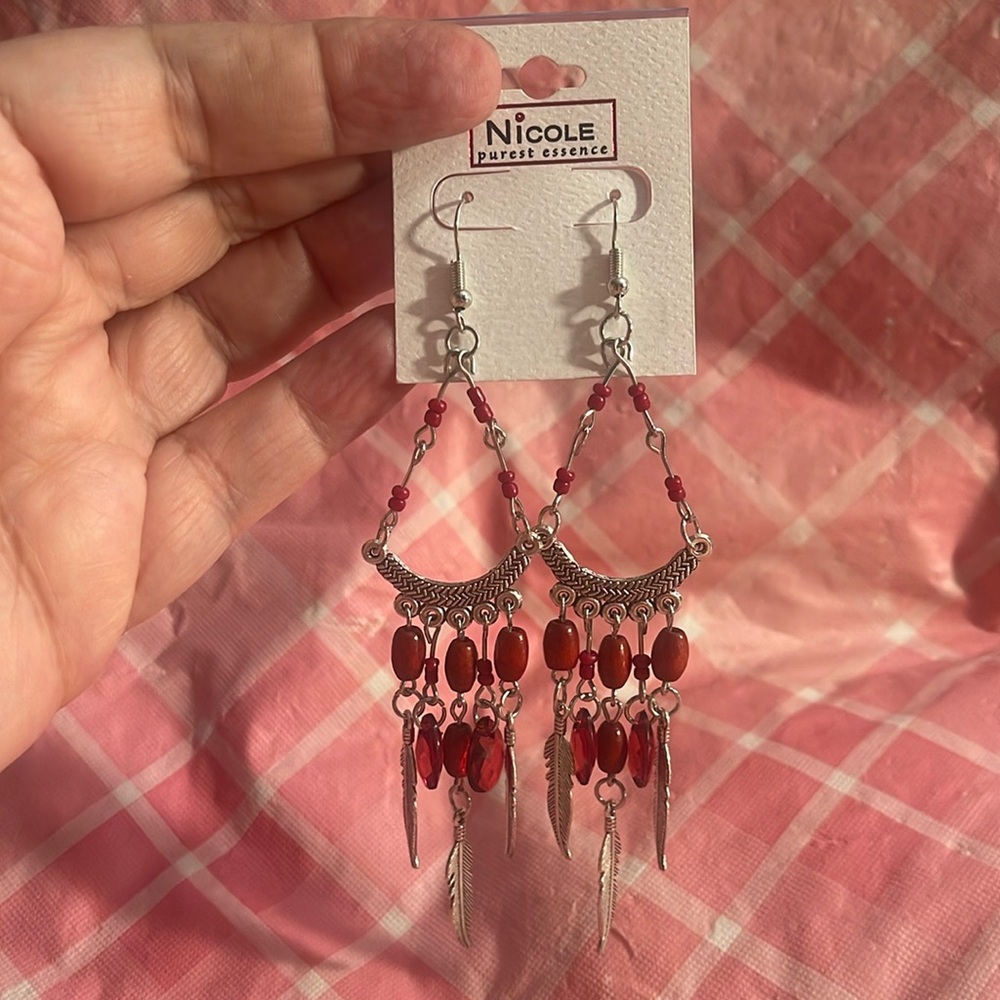 🎈SALE🎈🌸#72.TRIPLE LEAF DANGLES🌸